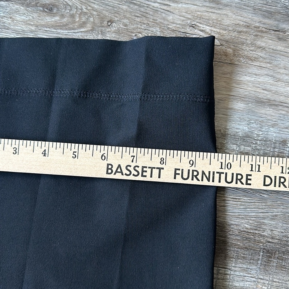 Nike Pants Dri fit size Medium black wide ankle lounge athletic pants - Picture 9 of 9